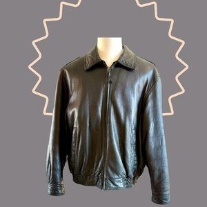 Barcuta Men’s Soft Black Leather Size L